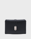 Ella Crystal Elegance Black Wallet | Lino Perros