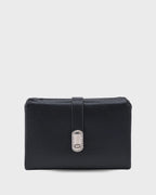 Ella Crystal Elegance Black Wallet | Lino Perros