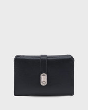Ella Crystal Elegance Black Wallet