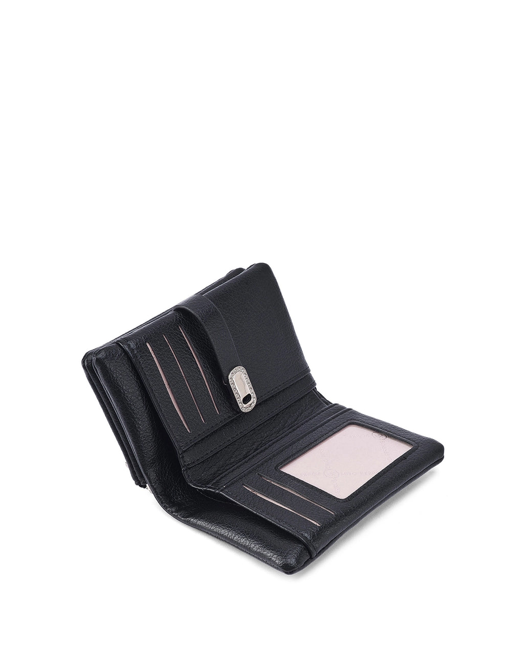 Ella Crystal Elegance Black Wallet | Lino Perros