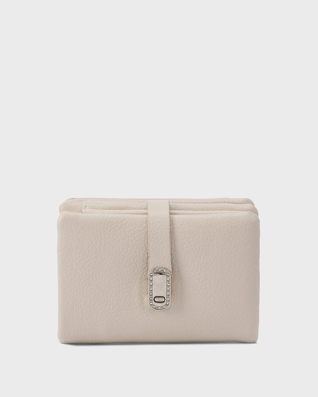 Ella Crystal Elegance Off-White Wallet | Lino Perros