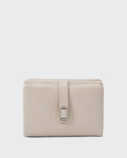 Ella Crystal Elegance Off-White Wallet