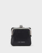 Ella Compact Luxe Black Wallet | Lino Perros