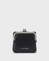 Ella Compact Luxe Black Wallet