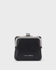 Ella Compact Luxe Black Wallet