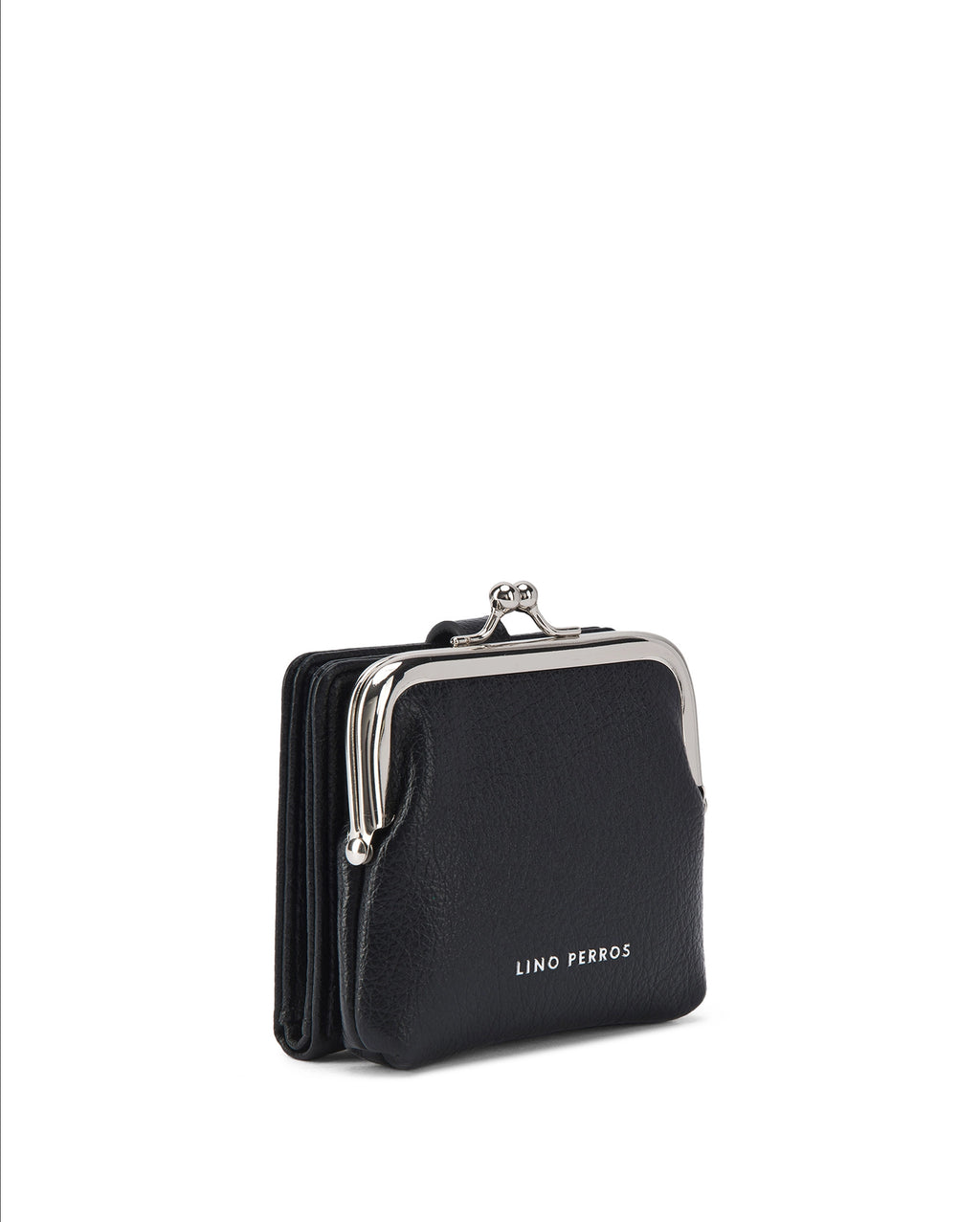 Ella Compact Luxe Black Wallet | Lino Perros