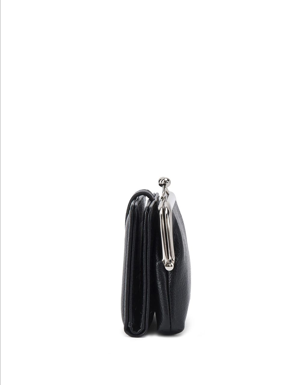 Ella Compact Luxe Black Wallet | Lino Perros