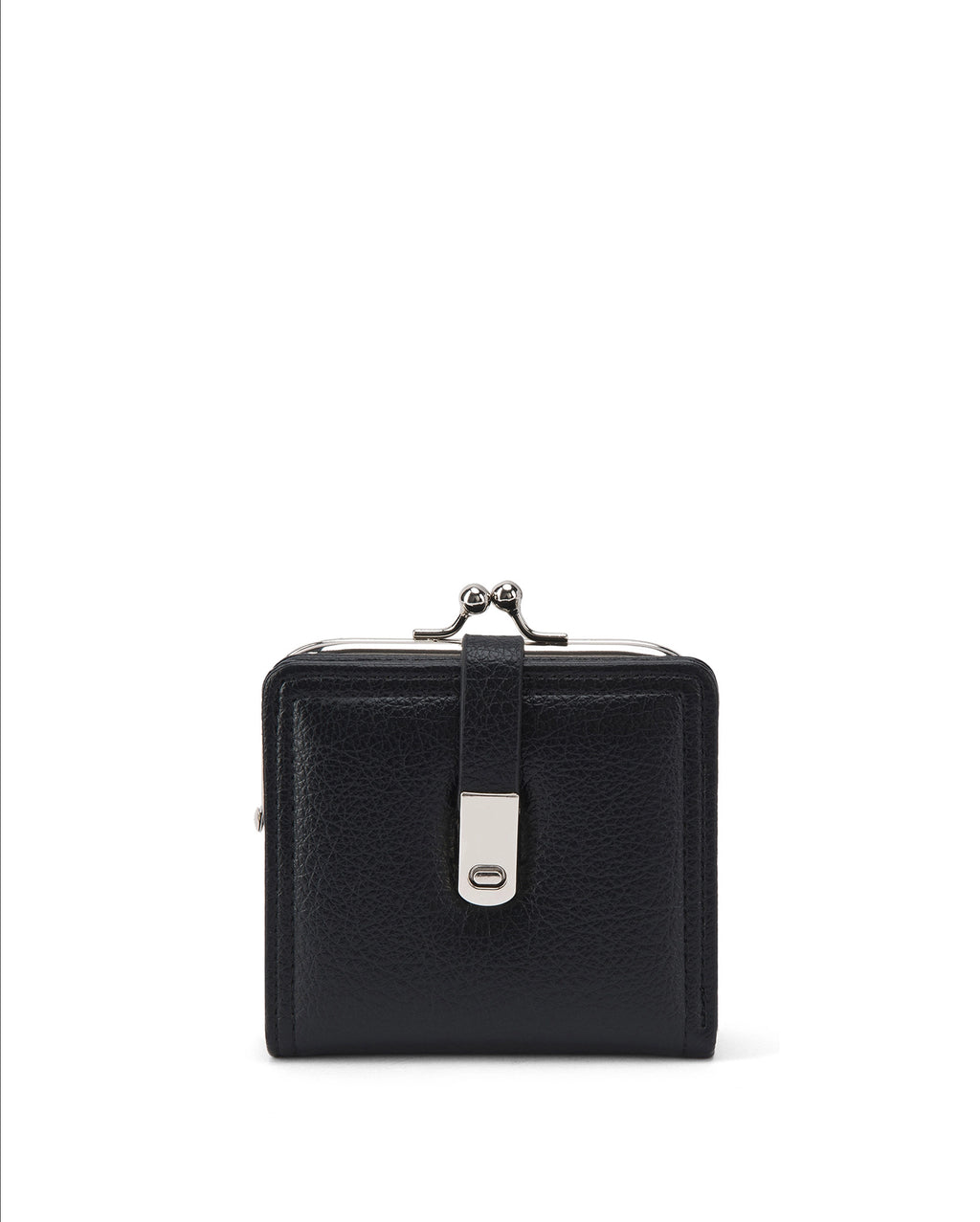 Ella Compact Luxe Black Wallet | Lino Perros