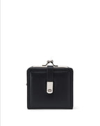Ella Compact Luxe Black Wallet | Lino Perros