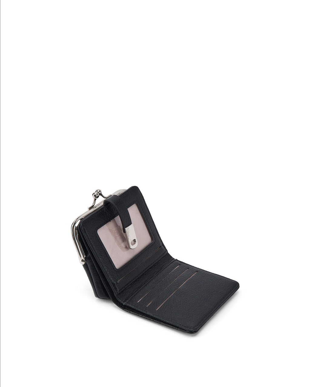 Ella Compact Luxe Black Wallet | Lino Perros