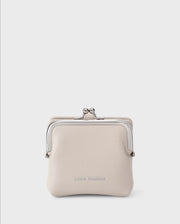 Ella Compact Luxe Off-White Wallet