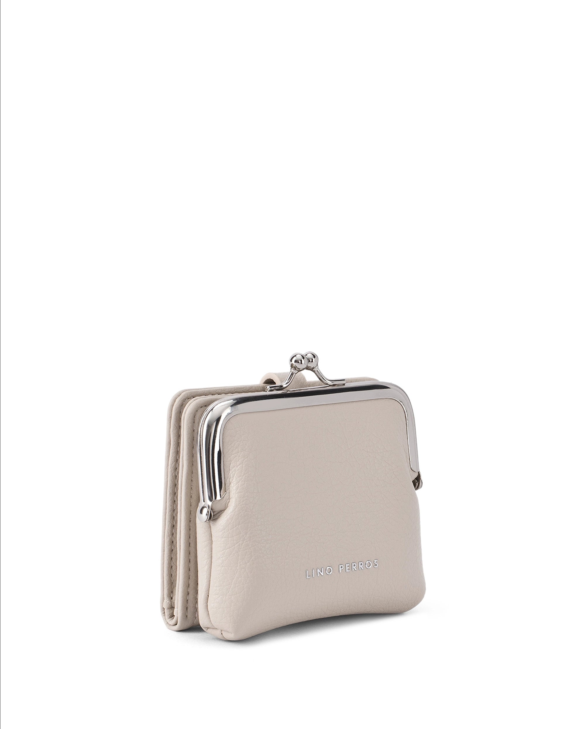 Ella Compact Luxe Off-White Wallet | Lino Perros