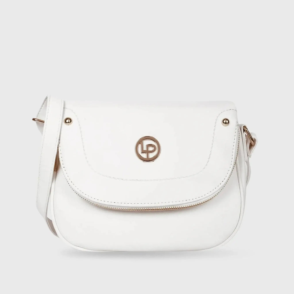 Monroe Class White Sling Bag - Lino Perros