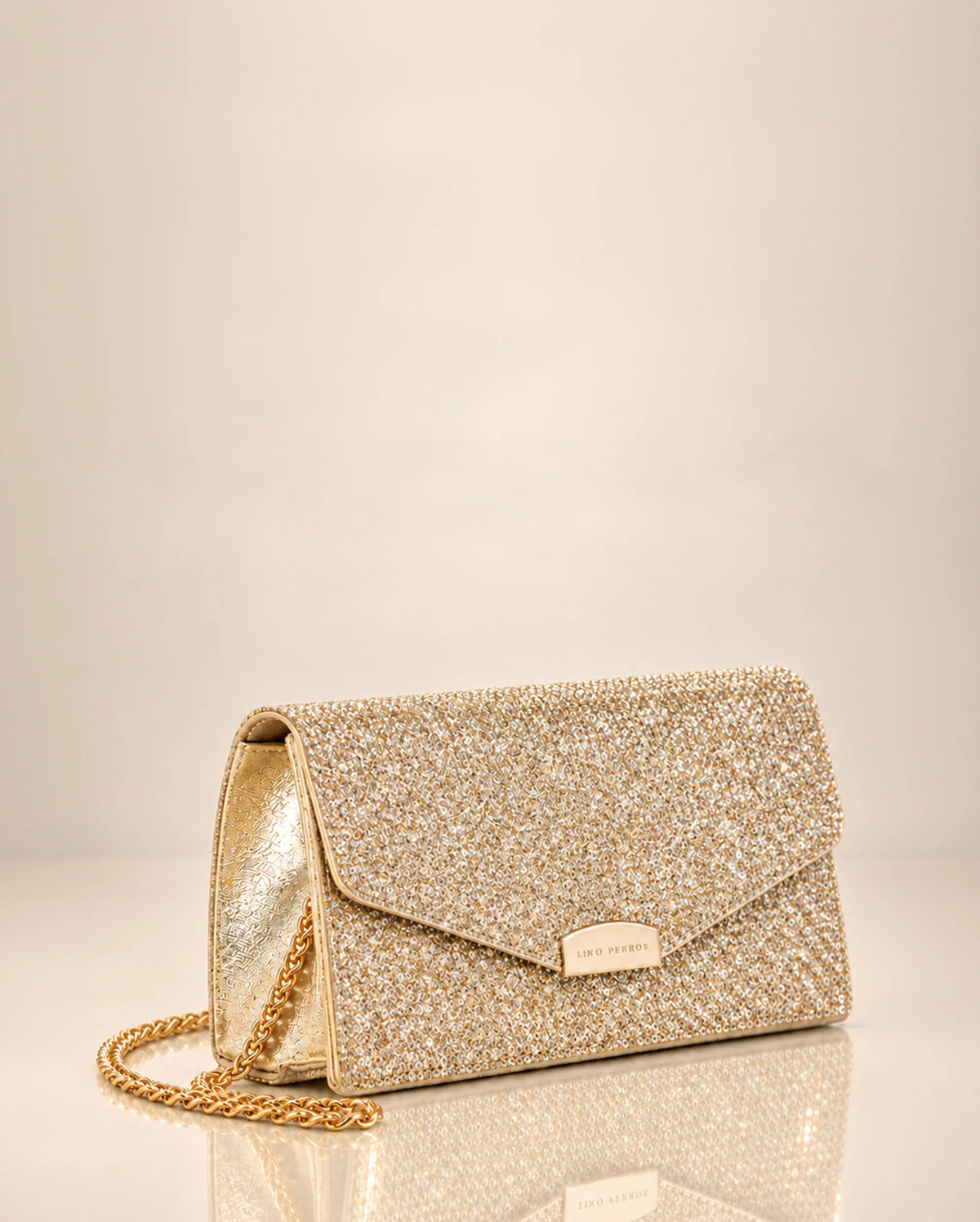 Texas Sparkle Golden Sling Bag - Lino Perros