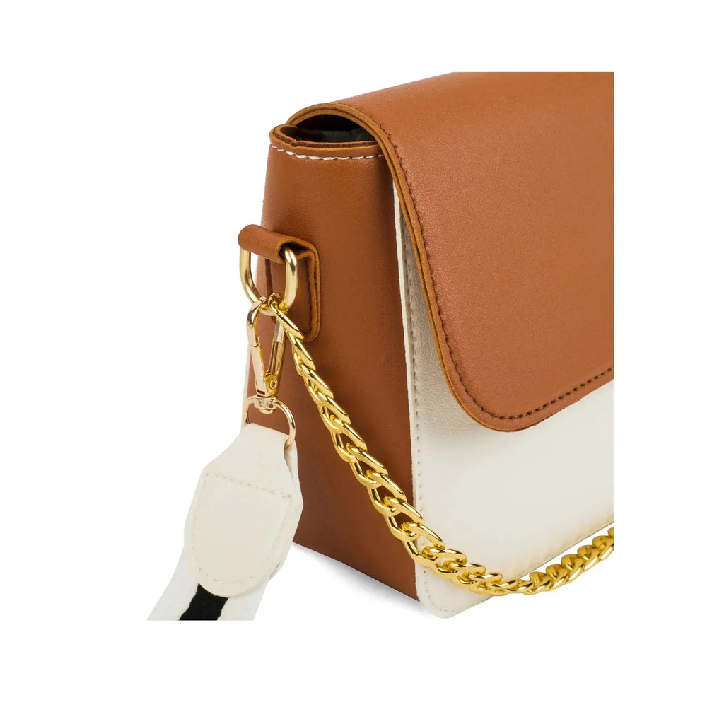 Avril Woke Tan Sling Bag - Lino Perros
