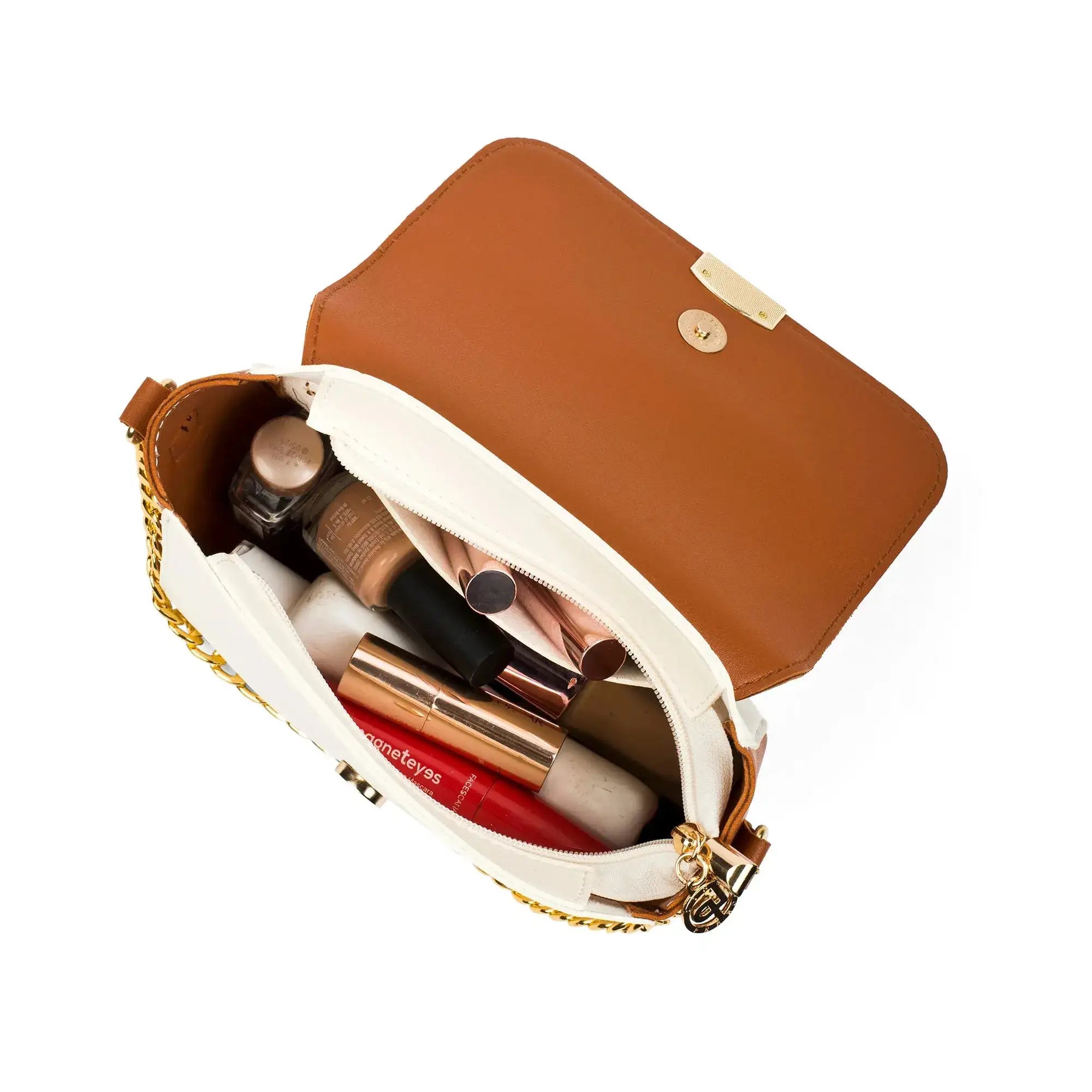 Avril Woke Tan Sling Bag - Lino Perros