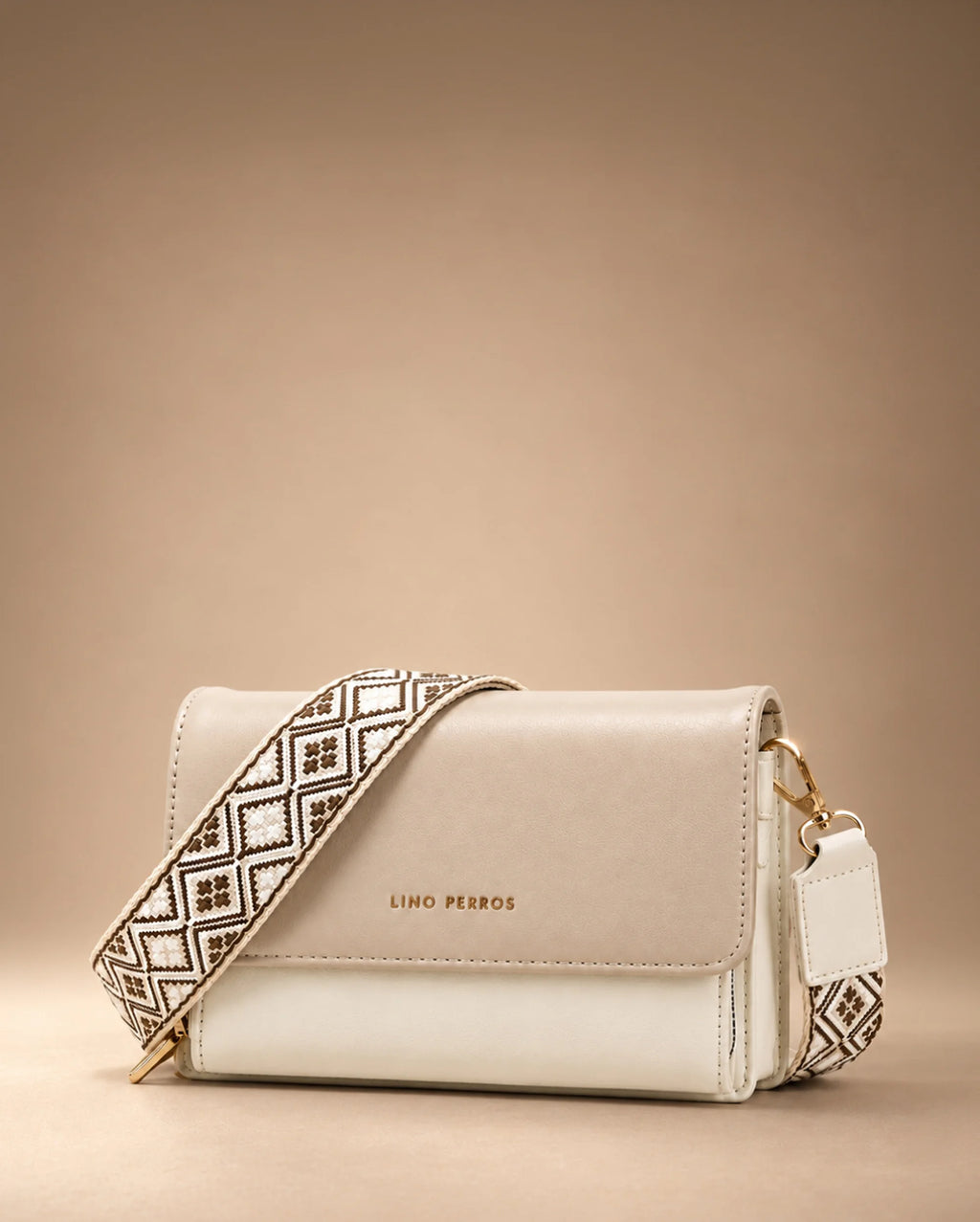 Voyage Mini boho Beige Sling Bag - Lino Perros