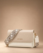 Voyage Mini boho Beige Sling Bag - Lino Perros