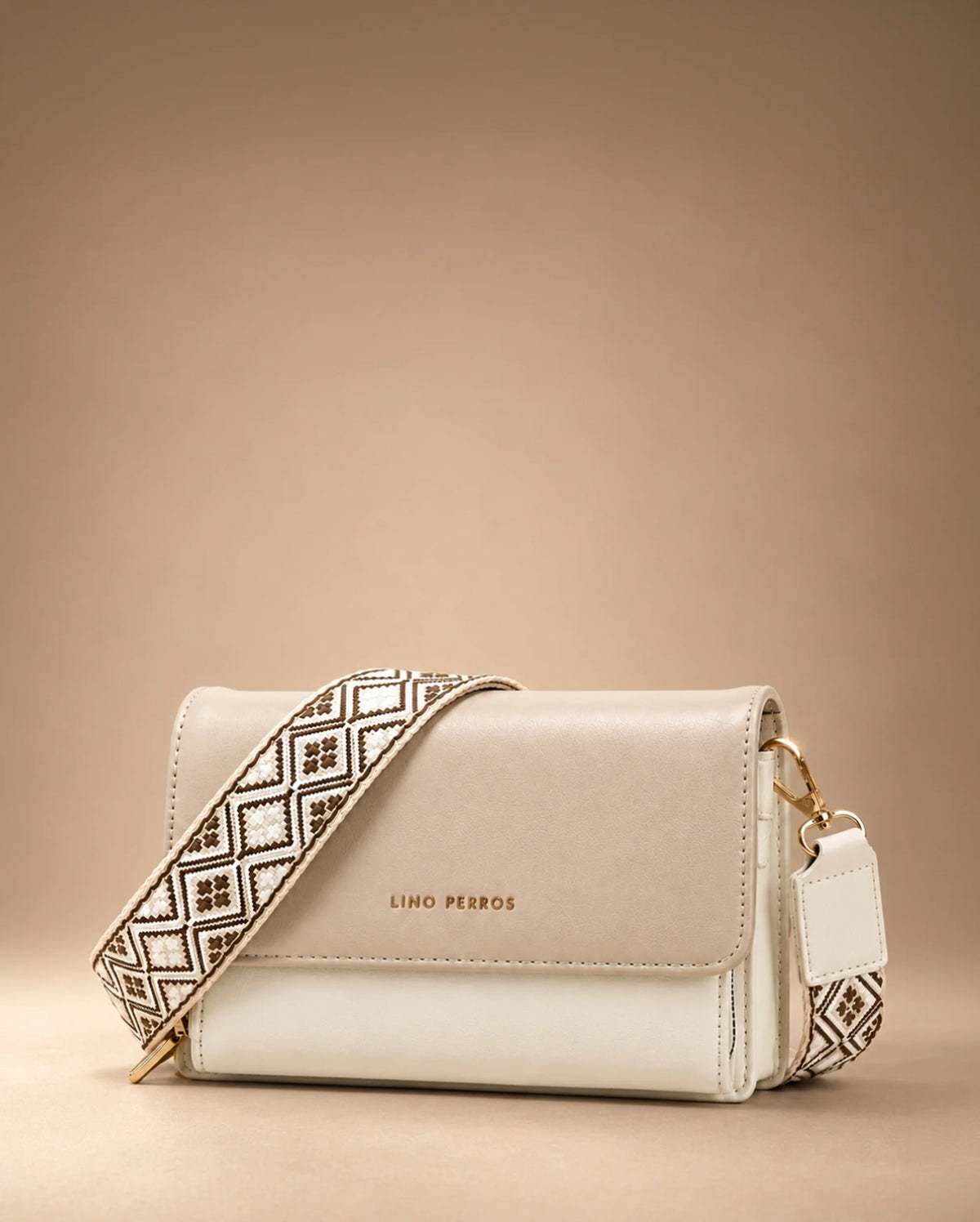 Voyage Mini boho Beige Sling Bag - Lino Perros