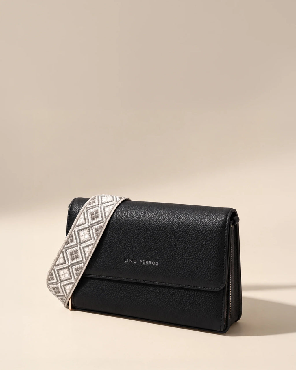 Voyage Mini boho Black Sling Bag - Lino Perros