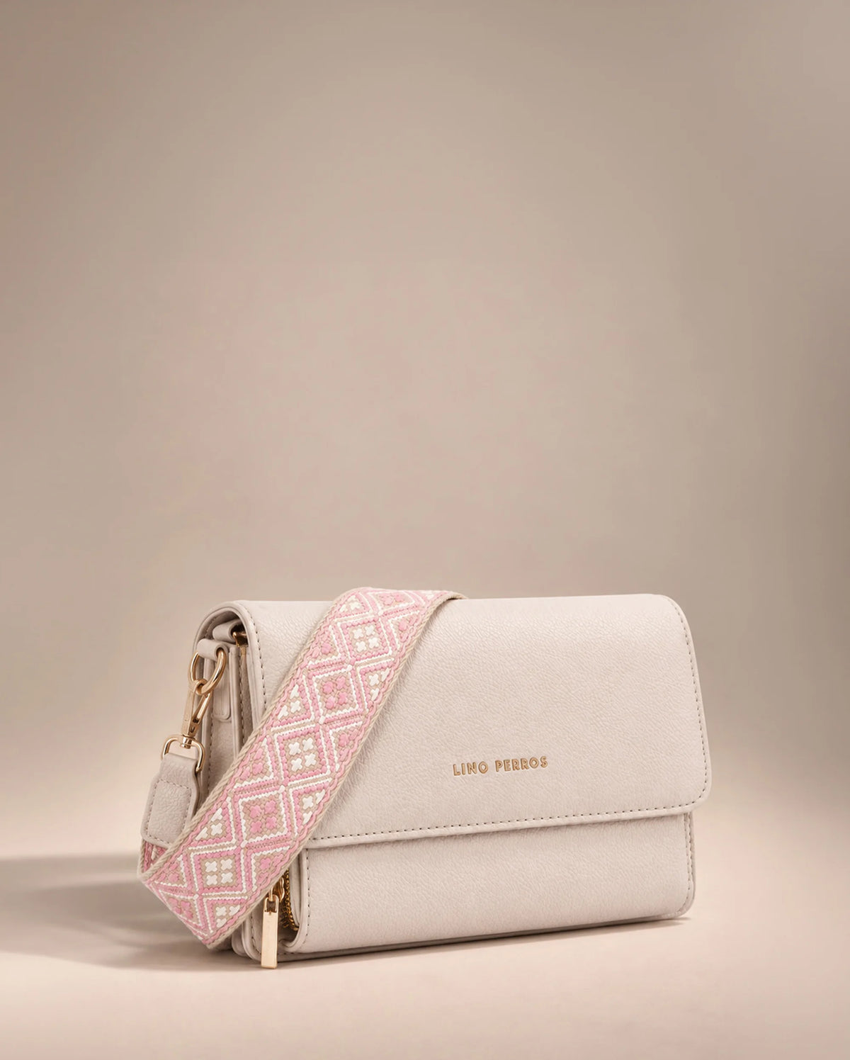 Voyage Mini boho Grey Sling Bag - Lino Perros