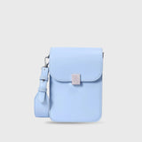 Avril Bold Solid Soft Blue Sling Bag