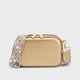 Avril Bold Solid Golden Sling Bag