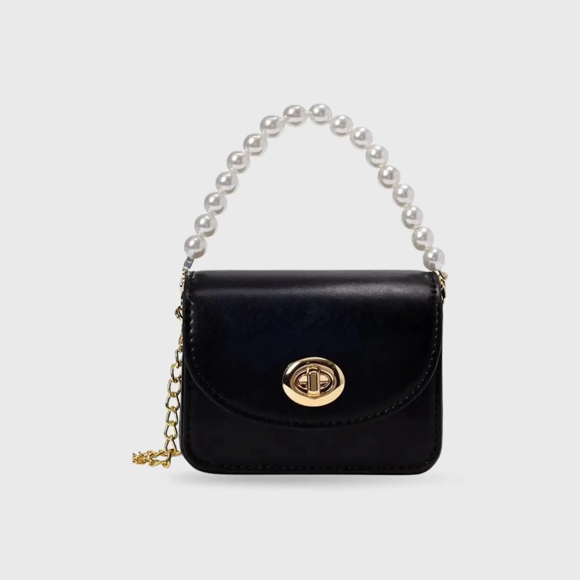 Monroe Mini Pearl Black Sling Bag - Lino Perros