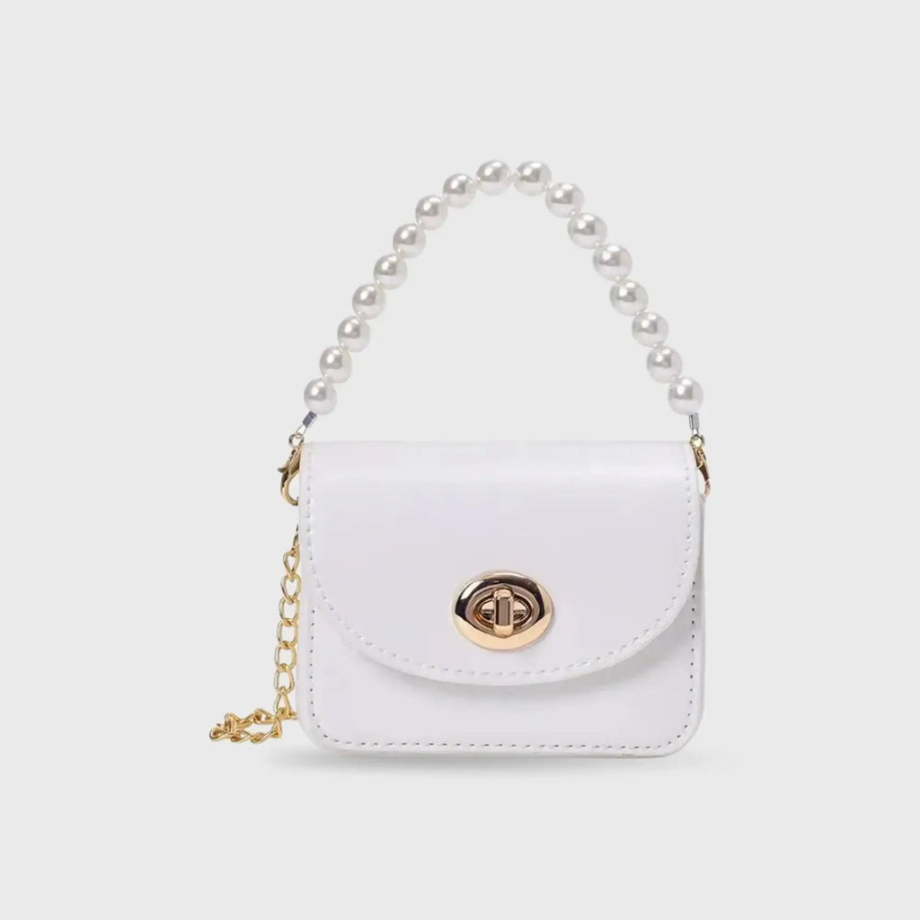 Monroe Mini Pearl White Sling Bag - Lino Perros