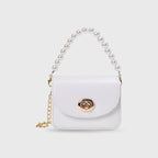Monroe Mini Pearl White Sling Bag - Lino Perros