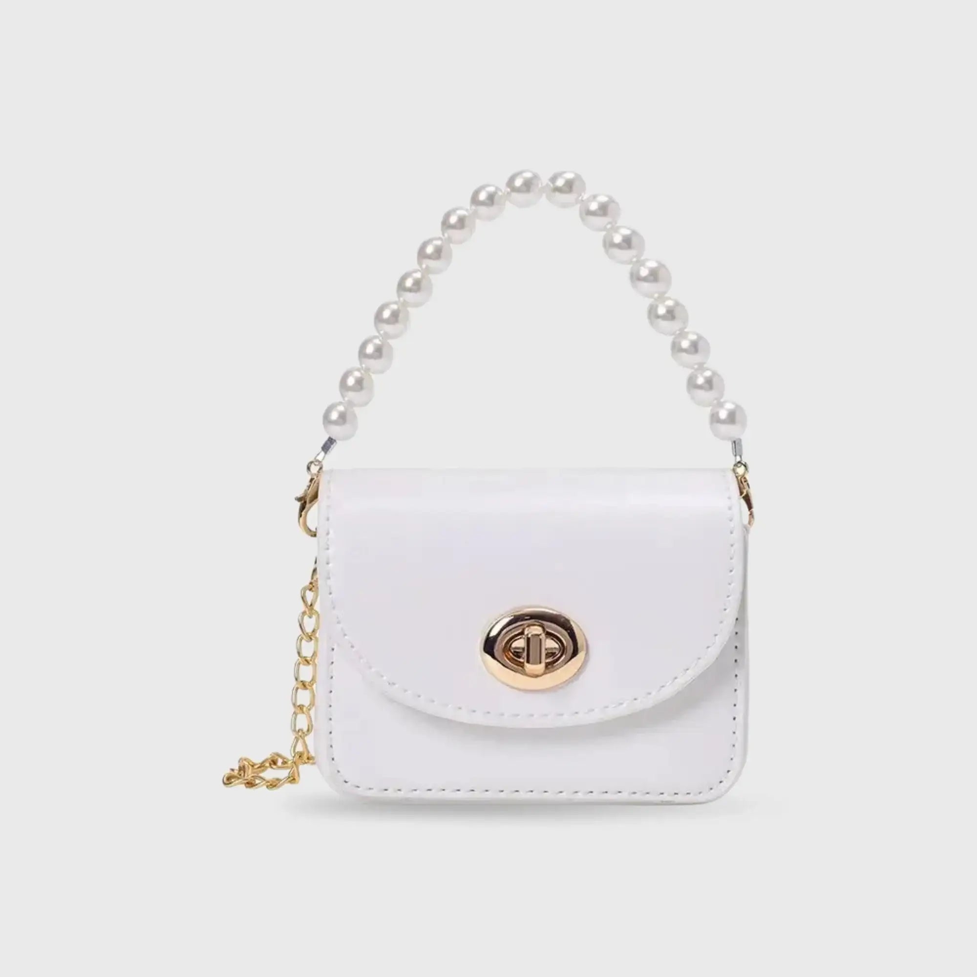 Monroe Mini Pearl White Sling Bag - Lino Perros