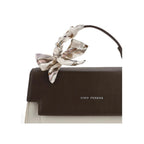 Monroe Silk Brown Sling Bag - Lino Perros