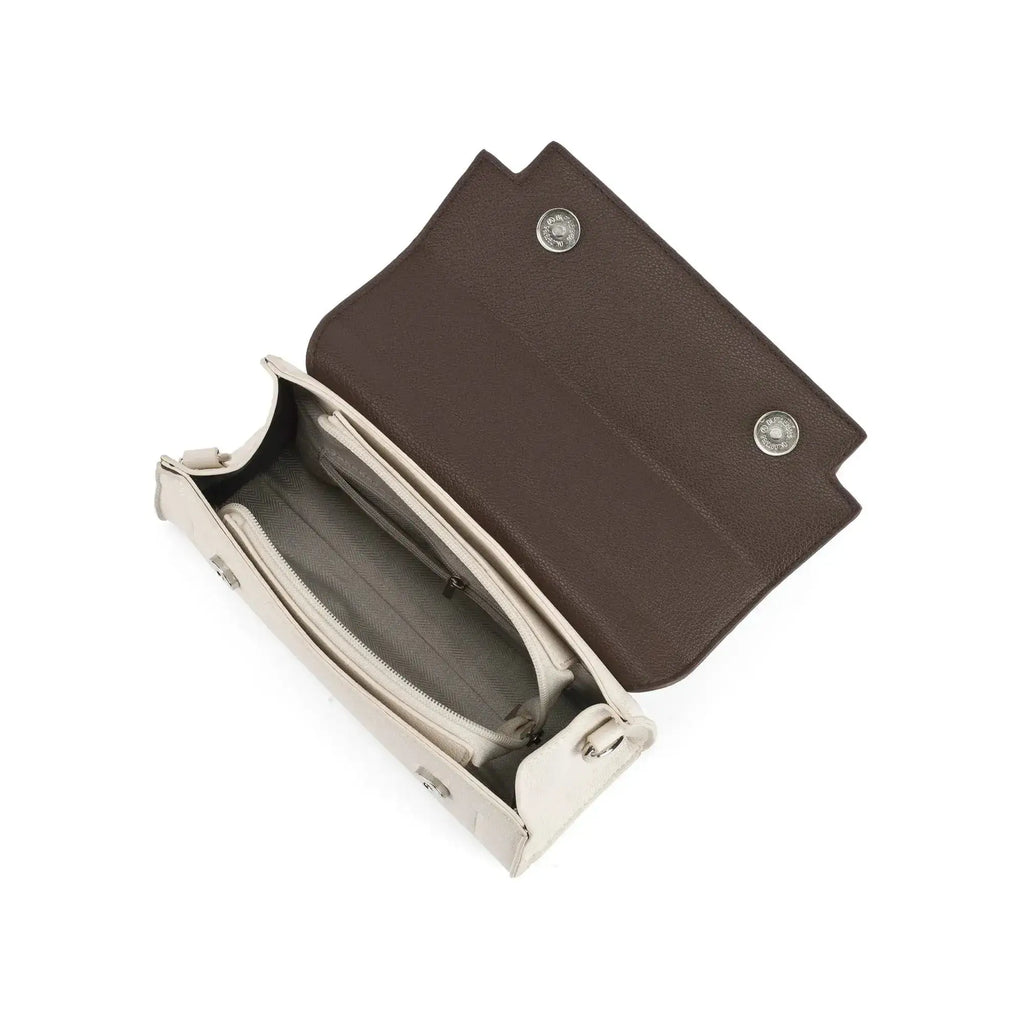 Monroe Silk Brown Sling Bag - Lino Perros