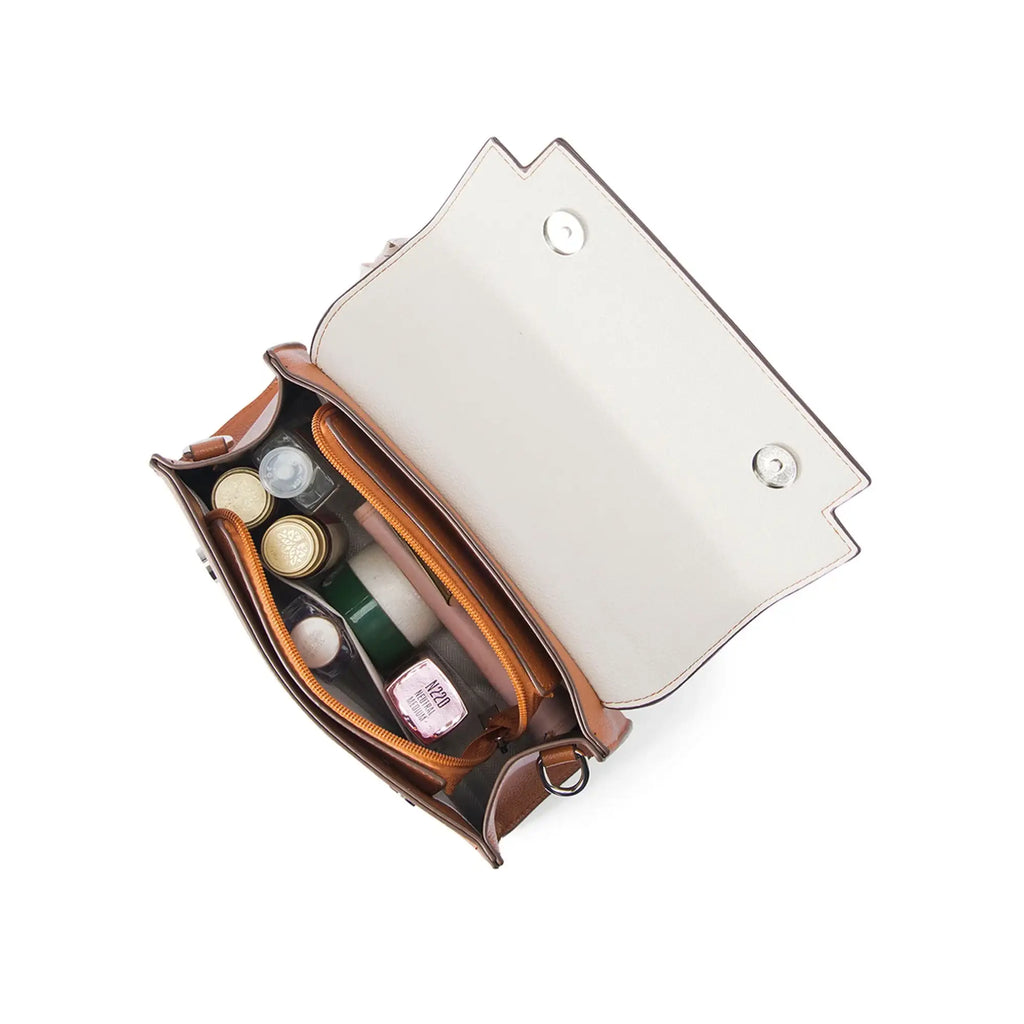 Monroe Silk Tan Sling Bag - Lino Perros