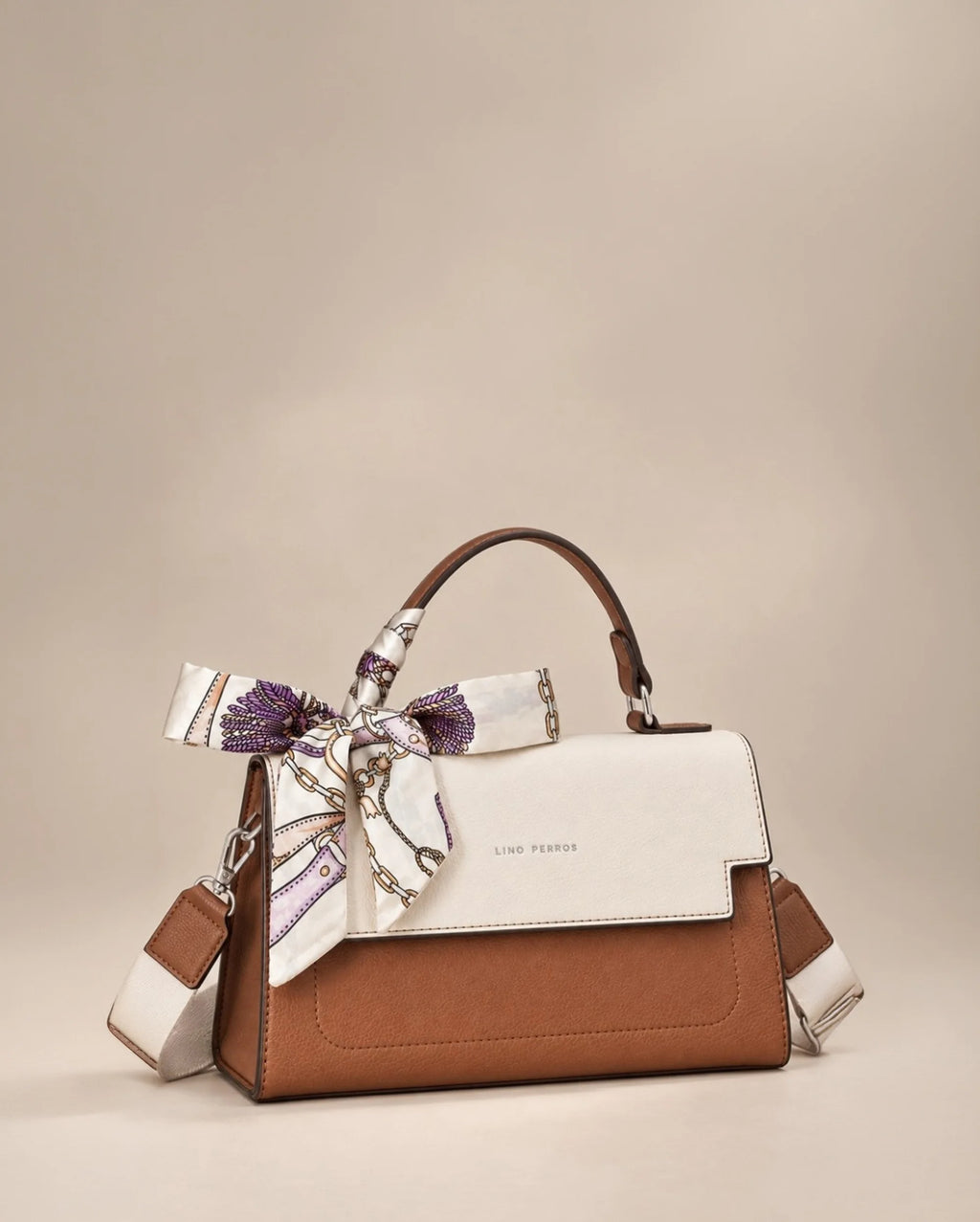 Monroe Silk Tan Sling Bag - Lino Perros