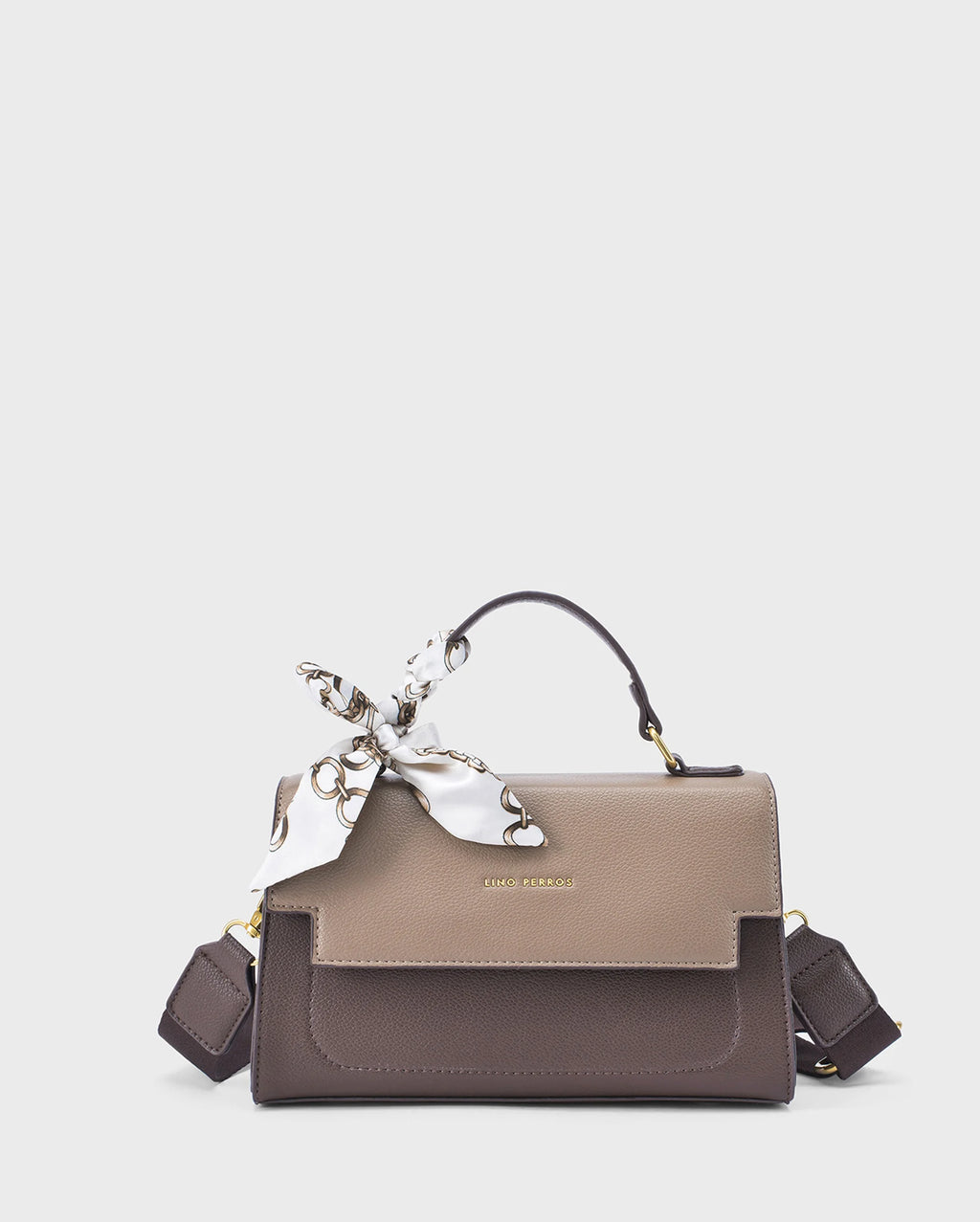 Monroe Silk Taupe Sling Bag - Lino Perros