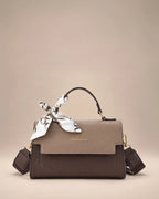 Monroe Silk Taupe Sling Bag - Lino Perros