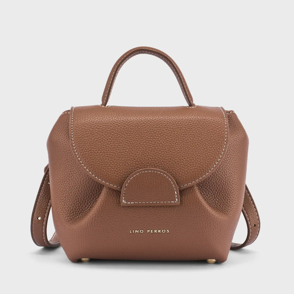 Monroe Satin Tan Sling Bag - Lino Perros