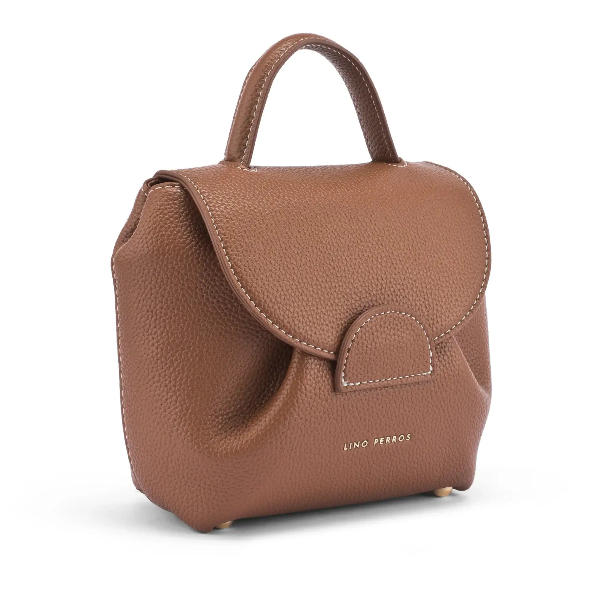 Monroe Satin Tan Sling Bag - Lino Perros