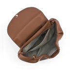 Monroe Satin Tan Sling Bag - Lino Perros