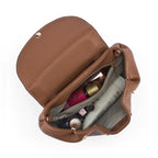 Monroe Satin Tan Sling Bag - Lino Perros