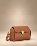Voyage Dune Tan Sling Bag -Lino Perros