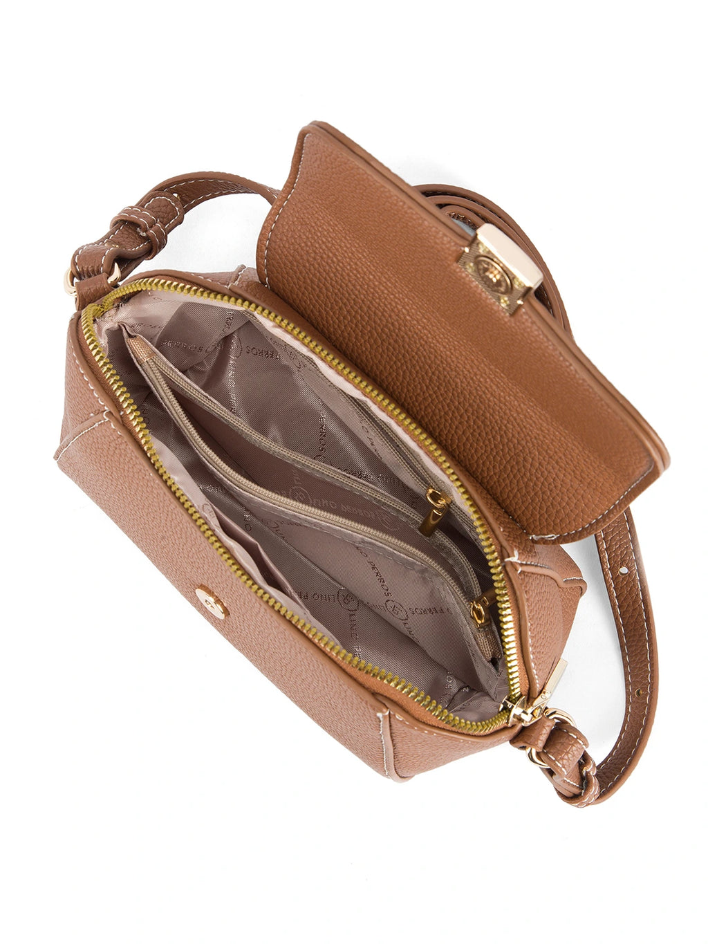Voyage Dune Tan Sling Bag -Lino Perros