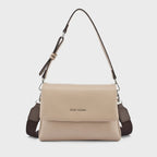 Voyage Mousse Beige Shoulder Bag - Lino Perros