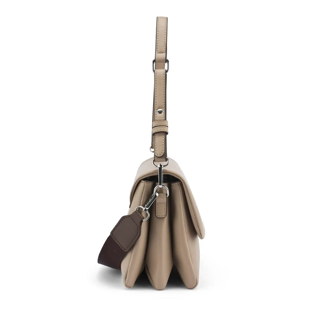 Voyage Mousse Beige Shoulder Bag - Lino Perros
