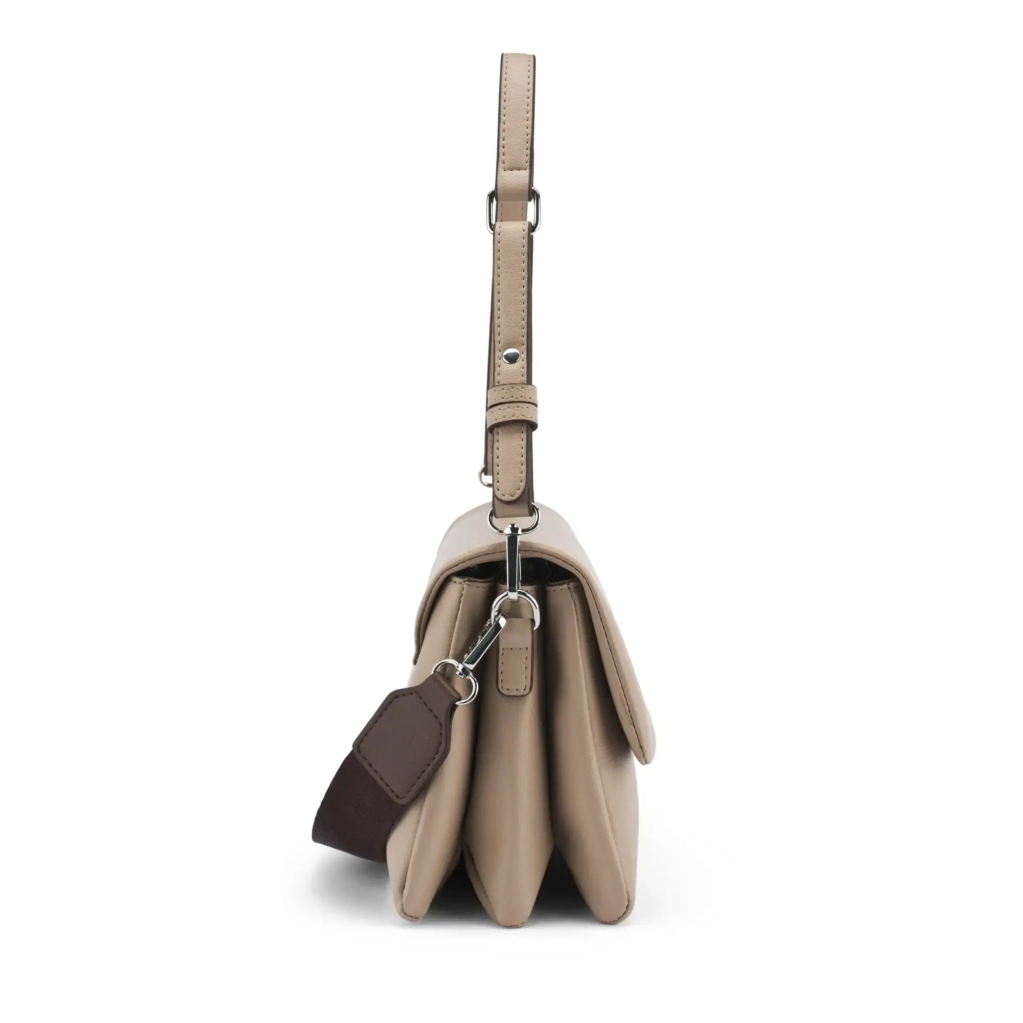 Voyage Mousse Beige Shoulder Bag - Lino Perros