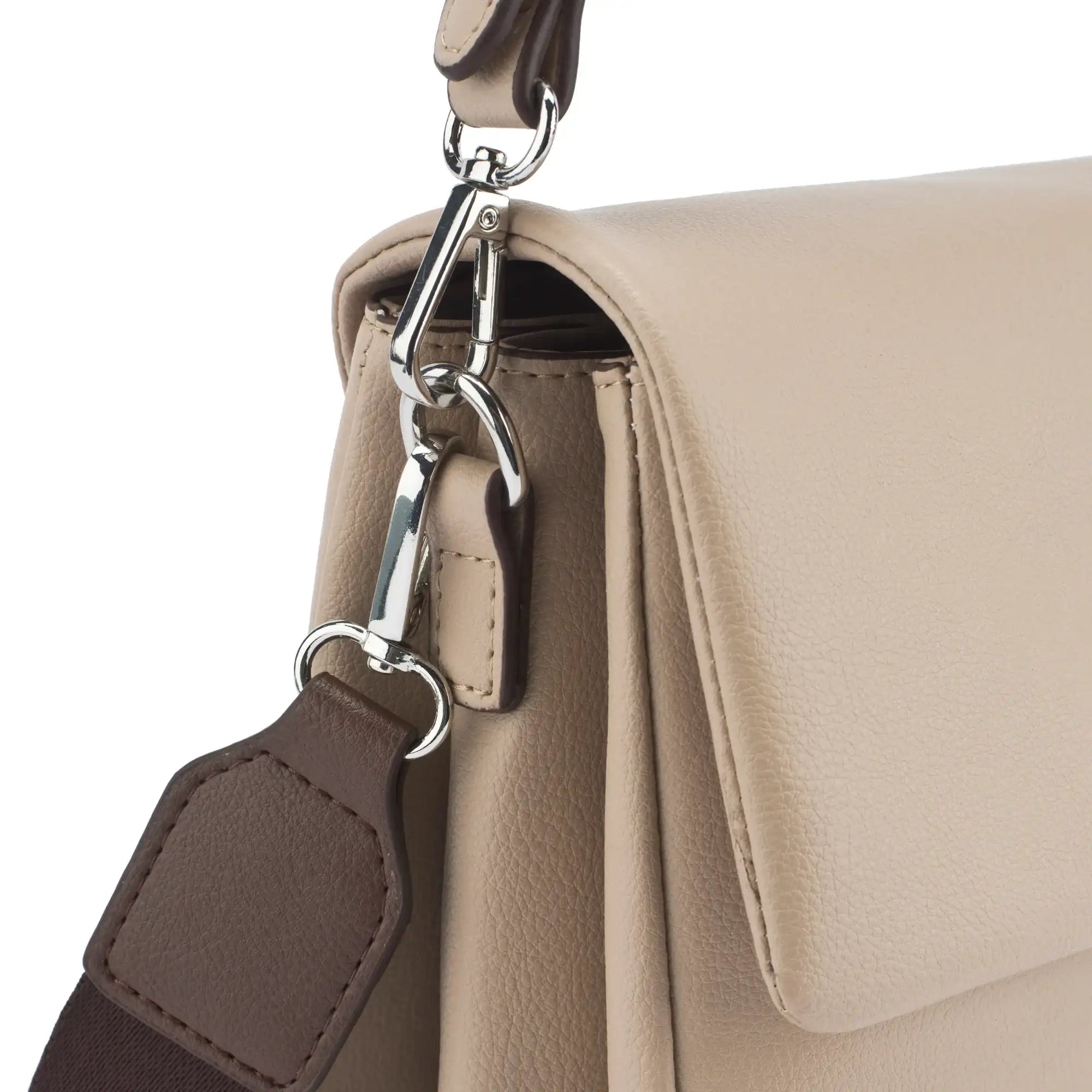 Voyage Mousse Beige Shoulder Bag - Lino Perros