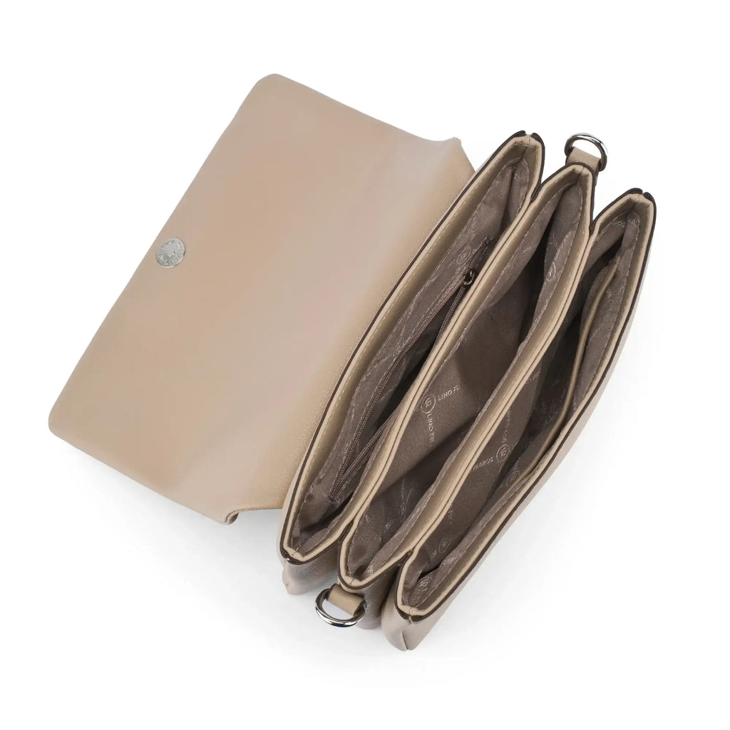 Voyage Mousse Beige Shoulder Bag - Lino Perros