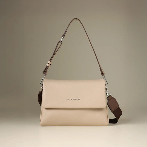 Voyage Mousse Beige Shoulder Bag - Lino Perros