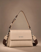 Voyage Mousse Beige Shoulder Bag - Lino Perros